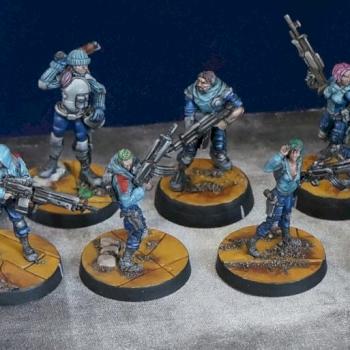 Infinity Merovingian Sectorial Army by Basselope