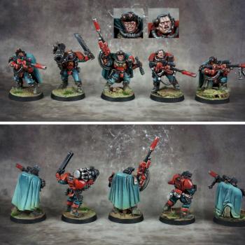 Blood Angels Scout Squad by Fonsy