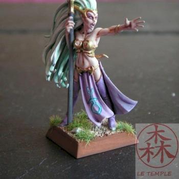 Dark Elf Sorceress by Morikun