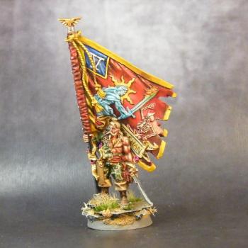 Vostroyan Standard Bearer by Lokeus