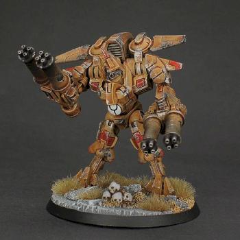Warhammer 40k Forge World TAU XV9 WITH TWIN-LINKED BURST CANNON by tytan_warrior