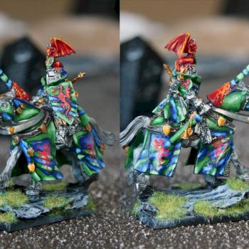 Bretonnian Lord with lance by mrsw0nka