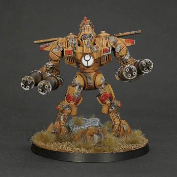 Warhammer 40k Forge World TAU XV9 WITH TWIN-LINKED BURST CANNON by tytan_warrior