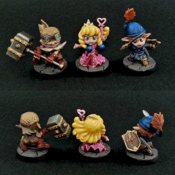 Heroes from Super Dungeon Explore: Caverns of Roxor by MrsMiniKingdom