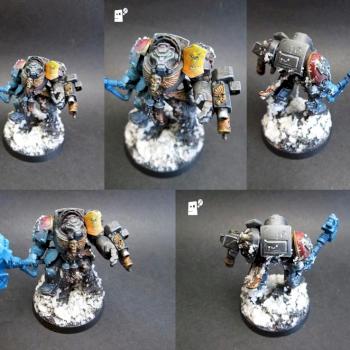 Space wolves - Terminator Lord - Combi flamer Thunder Hammer by NeedMoreSiesta