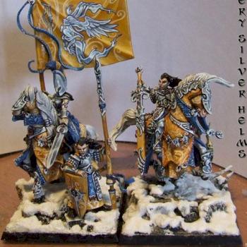 Yelmos plateados/ Silver helms WIP by juza