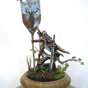 Armystandartbearer woodelves by derwish