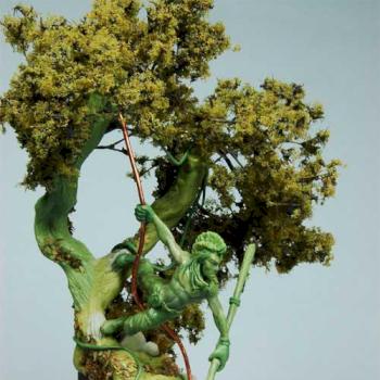 Wood elf Wardancer lord by Deucalion