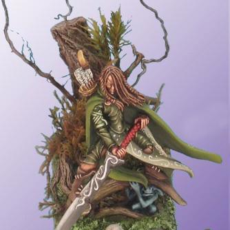 Seigneur elfe sylvain - Wooden elf lord by JMC