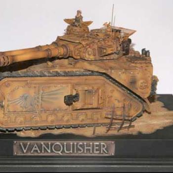 Macharius Vanquisher - Tallarn Desert Pattern by rocketandroll