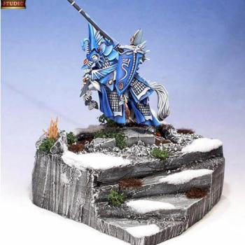 High Elves Lord on Elven Steed by MantraStudio