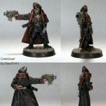 Imperial Guard Commissar by Elmo9141