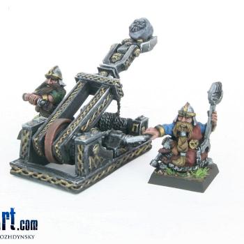 Dwarf Grudge Thrower by MadFlyArtStudio