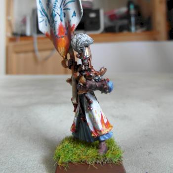 Limited edition high elf battle standard bearer by aysonator