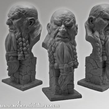 Baldur Dwarf Bust by Scibor