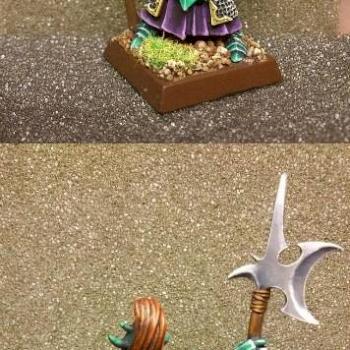 Dark Elf Black Guard of Naggarond by Tema