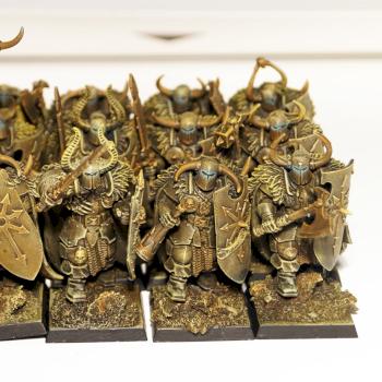 Chaos Warriors of Nurgle by clive_is_great