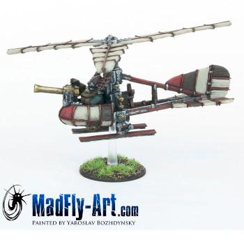 Dwarf Gyrocopter by MadFlyArtStudio