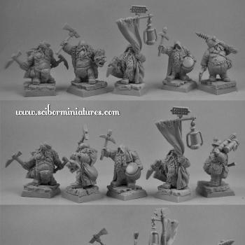 Dwarves Miners by Scibor