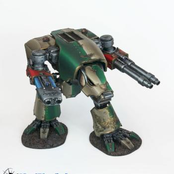 Mars Pattern Warhound Titan (without base) by MadFlyArtStudio