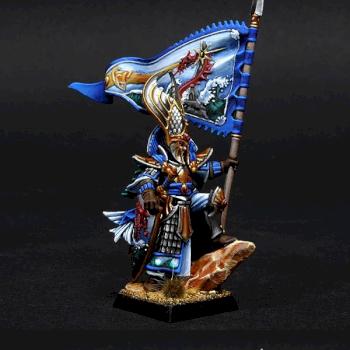 High Elves Lothern Sea Helm Battle Standard Bearer by BloodyBeast.com