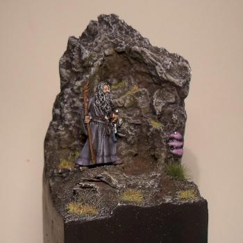 Gandalf on mountain Path by Accipiter