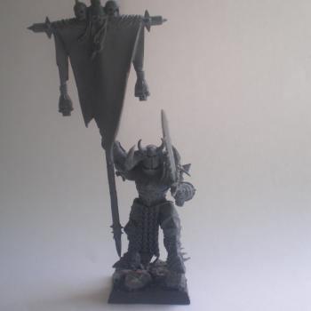 Battle Standard Bearer Warriors of Chaos - scratch build by nebruikersgaam