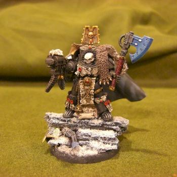Space Wolf Rune Priest by Zaymeal