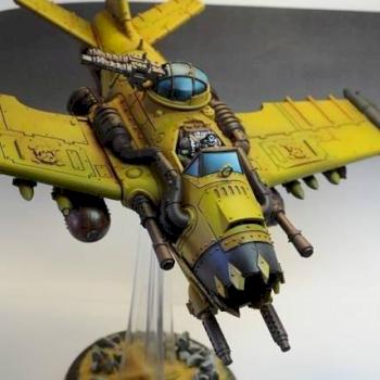 WARHAMMER 40K Ork Bommer / Dakkajet / Blitza-boomer PRO-PAINTED/ Bombardero Orko by javigi88