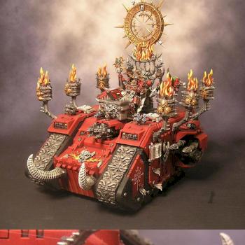 Word Bearers Chaos Space Marines Land Raider - Diabolus Rex by TheWarmastersRevenge