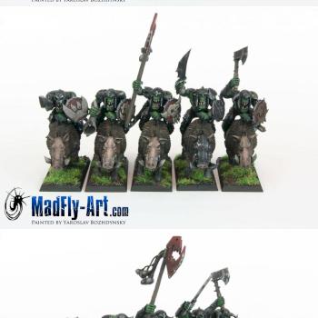 Orc Boar Boyz by MadFlyArtStudio