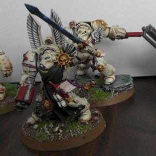 Deathwing Terminator squad by baddruck