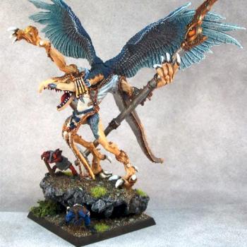 Tzeentch Greater Daemon The Lord Of Change by Miniature Art Studio