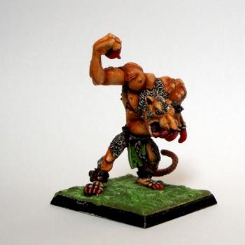 Blood Bowl rat ogre by jonathanaros