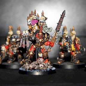 Chaos Terminator squad with Abaddon by PiranhaBruno