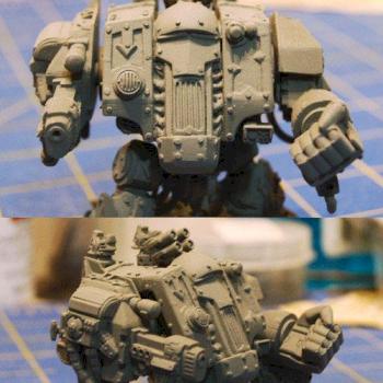 Chaos Marine Slaanesh Dreadnought by LuckyNo.5