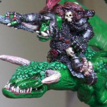 Orc Warlord on Wyrven by karanadon