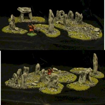 Standing Stones Terrain Set by heleanor
