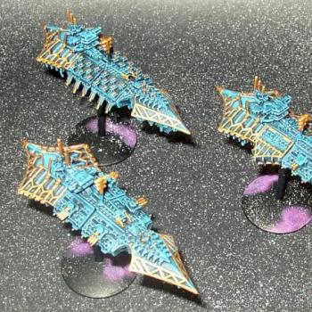 Games Workshop WH40K Battle Fleet Gothic Chaos Ships by Middle Pillar Path