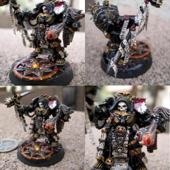 Grey Knight Hero-Chaplain Master Gabriel Khaine by GhostWalker
