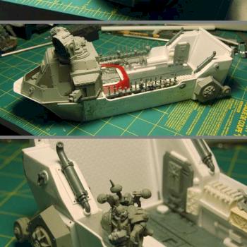 Chaos Marine Patrol Boat WIP by LuckyNo.5