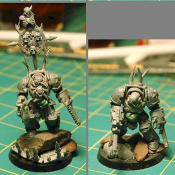Chaos Marine Nurgle Terminators WIP by LuckyNo.5