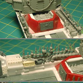 Chaos Marine Patrol Boat WIP, detail pics by LuckyNo.5