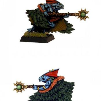 Skink Priest by ReyAragorn