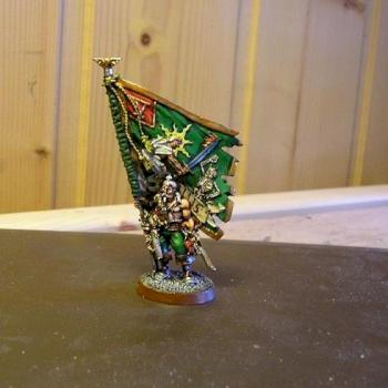 Vostroyan standard bearer by Blood Fists