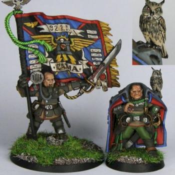 Ursarkar Creed & Jarran Kell - Imperial Guard GQ by AlaricCantonain