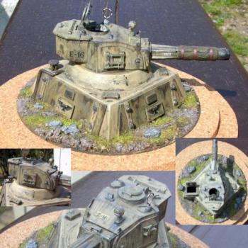Leman Russ Turret Enplacement (Finished) by Macal