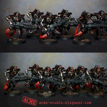 Necron Army Immortals by ACME-Studio
