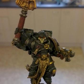 Crimson fist chaplain by shalashaska68