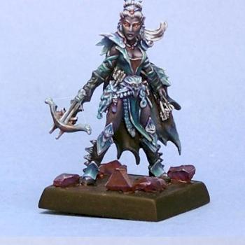 Depora Azinrae, Dark Elf by Minicreatures
